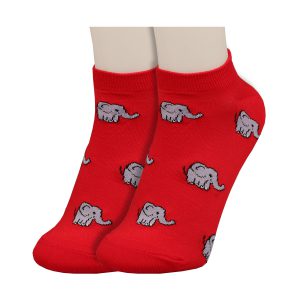 جوراب مچی فیل قرمز زنانه کد:sow151-1