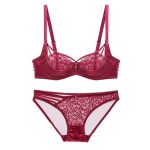 ست گیپور لاکچری زرشکی برند Cenceka flower کد:s415-3