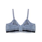 پشت سوتین ست گیپور طوسی فانتزی طرح La senza کد:s422-2
