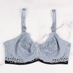 نزدیک سوتین ست گیپور طوسی فانتزی طرح La senza کد:s422-2