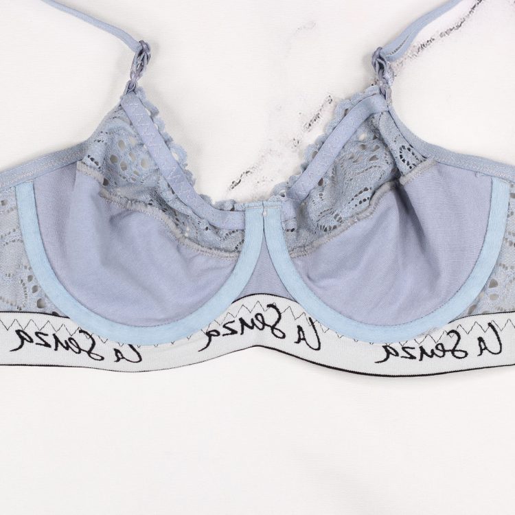 داخل کاپ ست گیپور طوسی فانتزی طرح La senza کد:s422-2