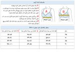 راهنمای سایز سوتین مشکی توری فنردار کد:b211-1