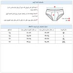 راهنمای سایز شورت زنانه نخی بسته 5 عددی برند clevent کد: shw231