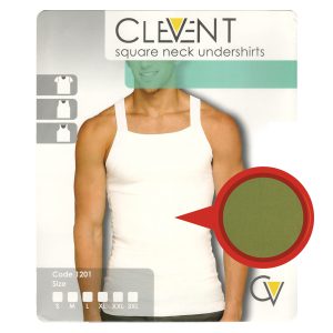 زیرپوش مردانه خشتی سبز clevent